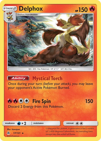 Image for Delphox (17/131) [SM - Forbidden Light]