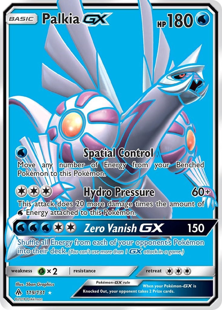 Image for Palkia GX (Full Art) (119/131) [SM - Forbidden Light]