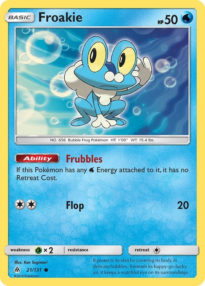 Image for Froakie (21) (21/131) [SM - Forbidden Light]