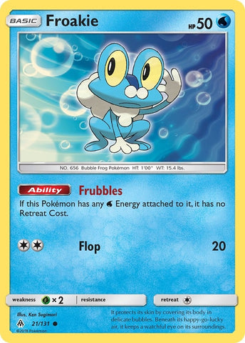 Image for Froakie (21) (21/131) [SM - Forbidden Light]