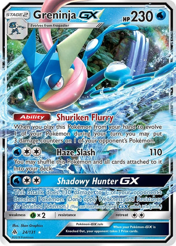 Image for Greninja GX (24/131) [SM - Forbidden Light]
