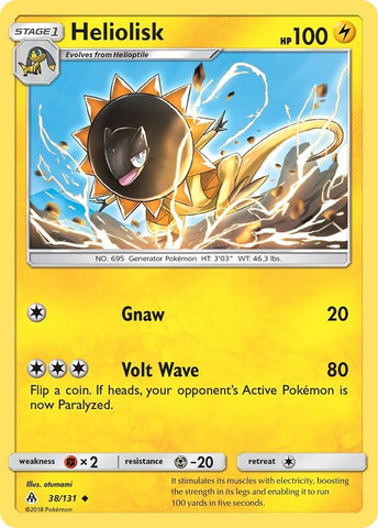 Image for Heliolisk (38/131) [SM - Forbidden Light]