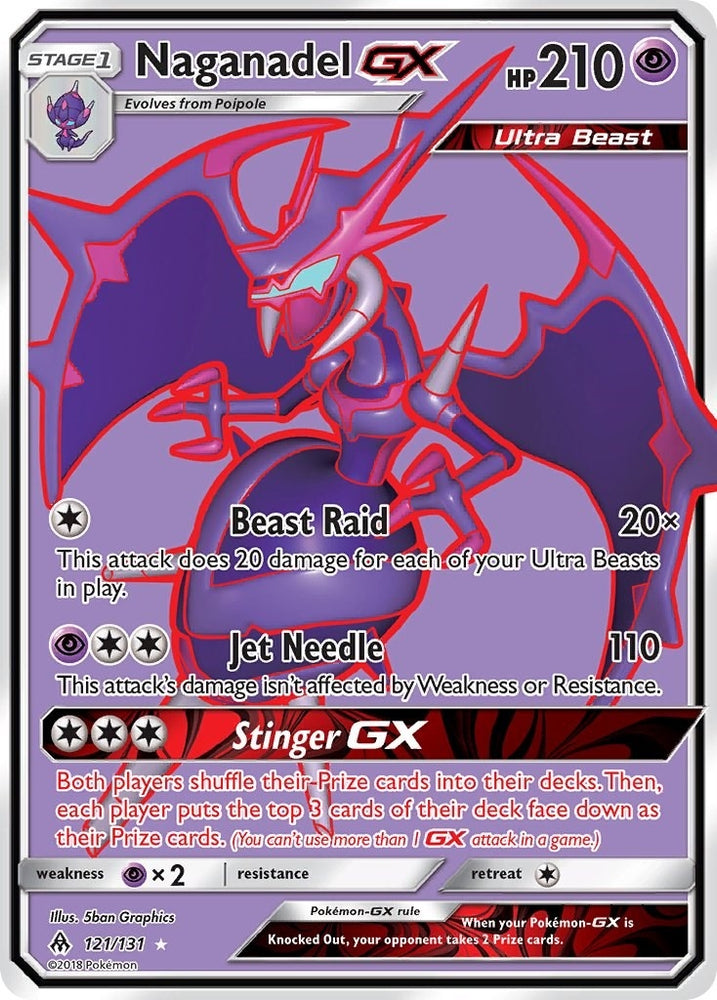 Image for Naganadel GX (Full Art) (121/131) [SM - Forbidden Light]