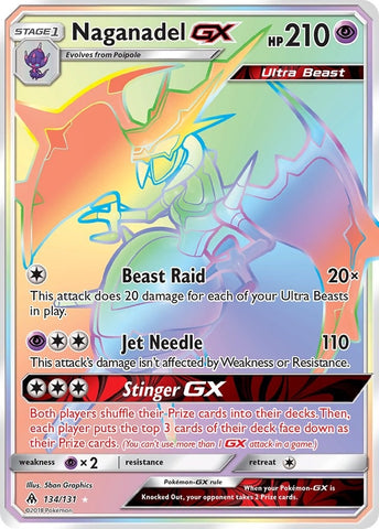 Image for Naganadel GX (Secret) (134/131) [SM - Forbidden Light]