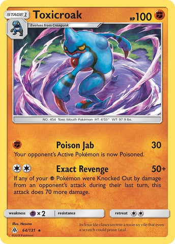 Image for Toxicroak (64/131) - Pokemon