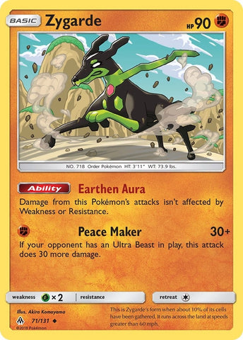 Image for Zygarde (71) (71/131) - Pokemon