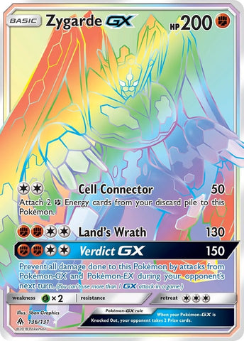 Image for Zygarde GX (Secret) (136/131) - Pokemon