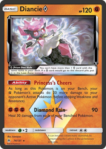 Image for Diancie Prism Star (74/131) [SM - Forbidden Light]