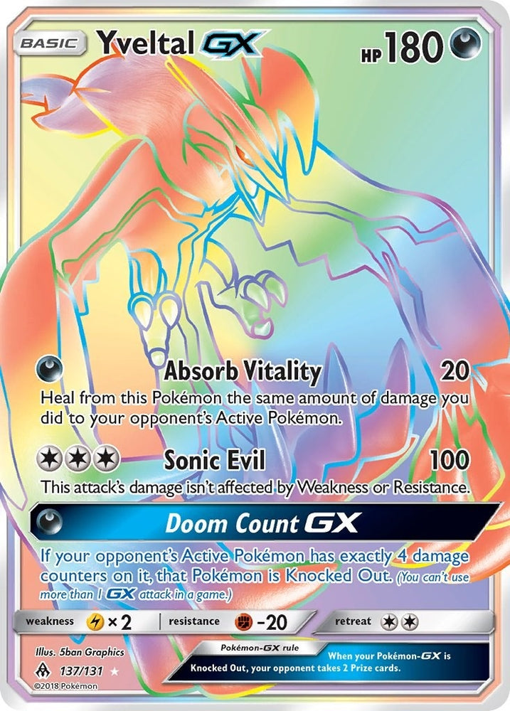 Image for Yveltal GX (Secret) (137/131) [SM - Forbidden Light]