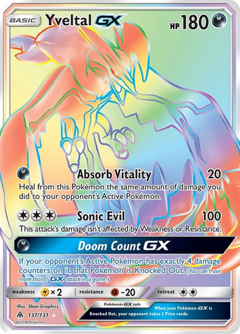 Image for Yveltal GX (Secret) (137/131) - Pokemon