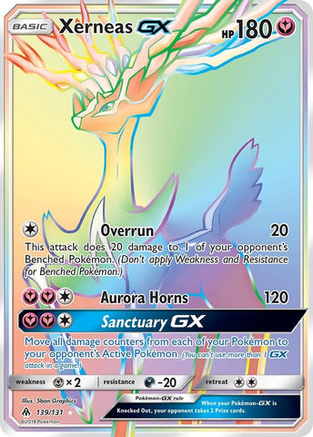 Image for Xerneas GX (Secret) (139/131) - Pokemon