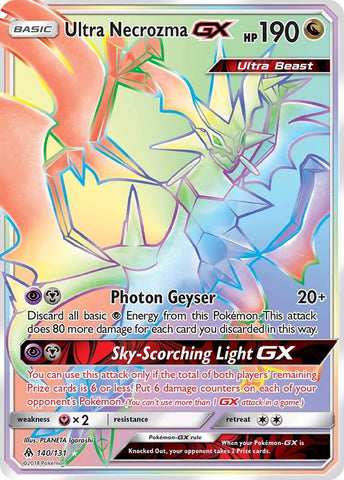 Image for Ultra Necrozma GX (Secret) (140/131) - Pokemon
