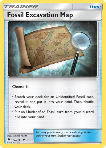 Image for Fossil Excavation Map (107/131) [SM - Forbidden Light]