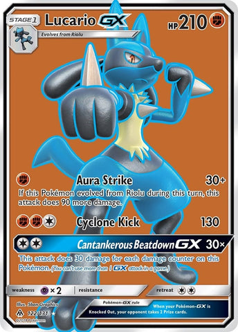 Image for Lucario GX (Full Art) (122/131) [SM - Forbidden Light]