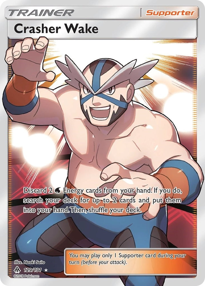 Image for Crasher Wake (Full Art) (129/131) [SM - Forbidden Light]