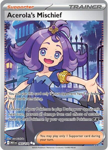 Acerola's Mischief (165/132) (ME01: Mega Evolution)