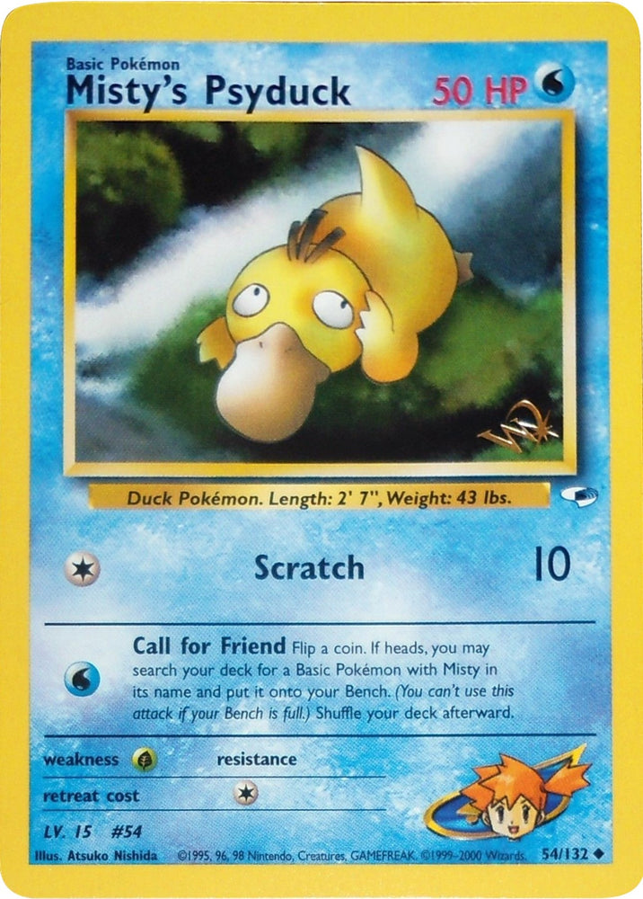 Image for Misty's Psyduck [W Stamped] (054/132) [WoTC Promo]