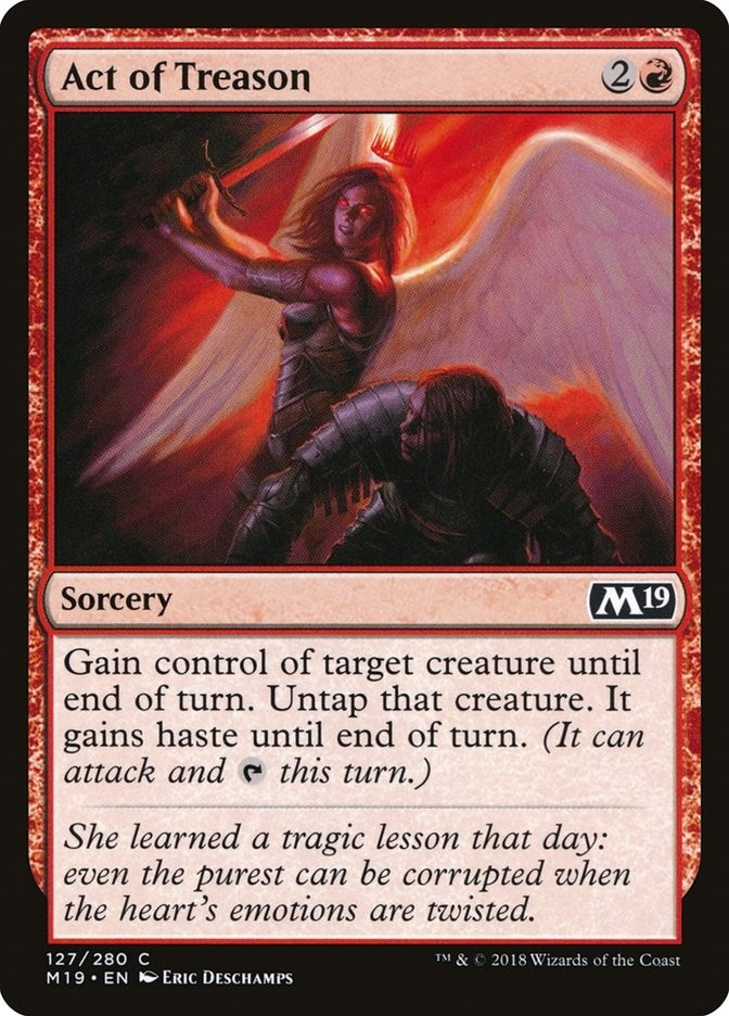 Image for Act of Treason (127) [Core Set 2019]