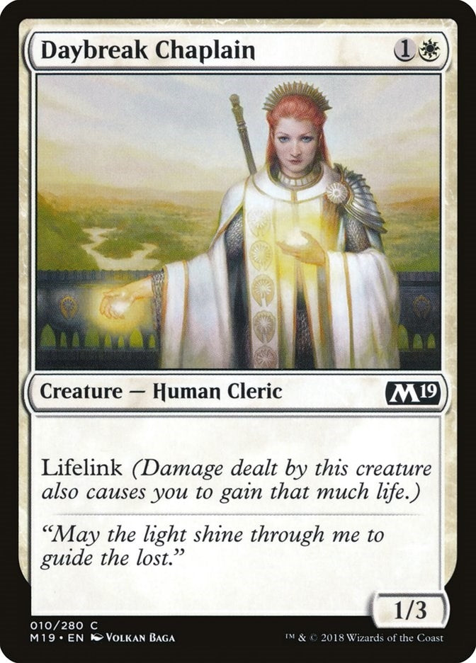 Image for Daybreak Chaplain (10) [Core Set 2019]