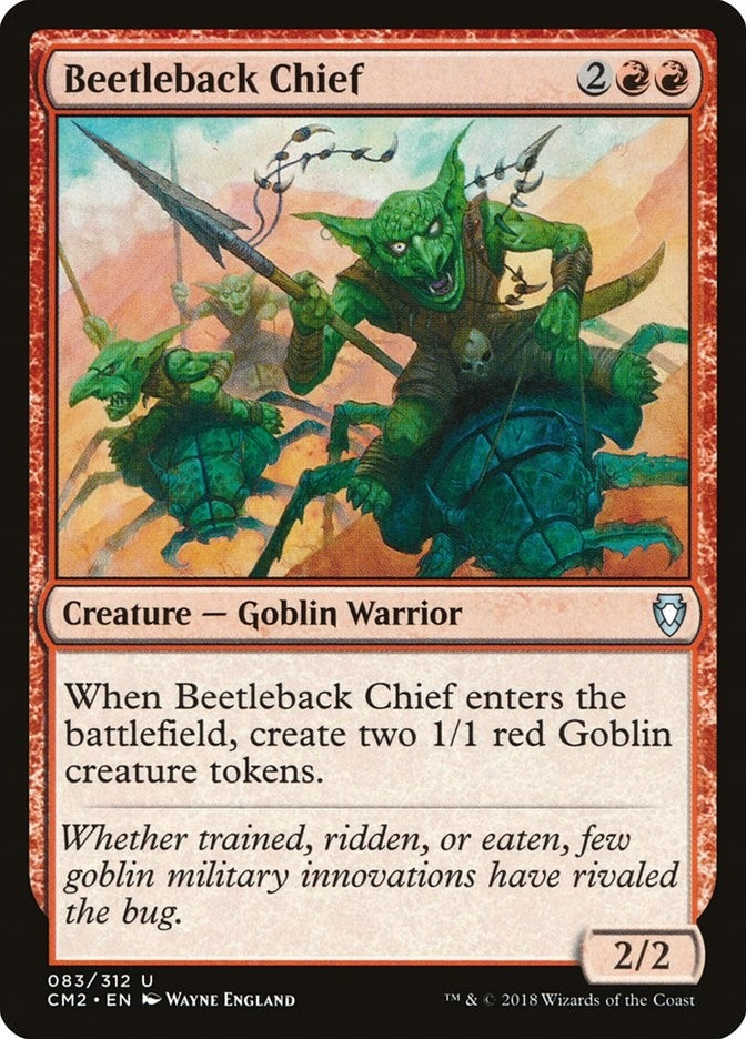 Image for Beetleback Chief (83) [Commander Anthology Volume II]