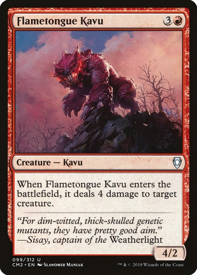 Image for Flametongue Kavu (99) [Commander Anthology Volume II]