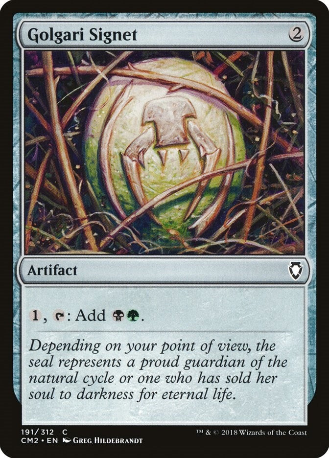 Image for Golgari Signet (191) (191) [Commander Anthology Volume II]