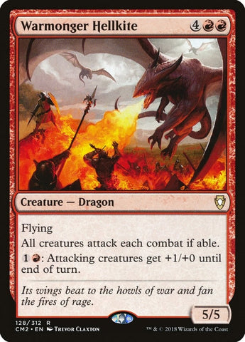 Image for Warmonger Hellkite (128) [Commander Anthology Volume II]