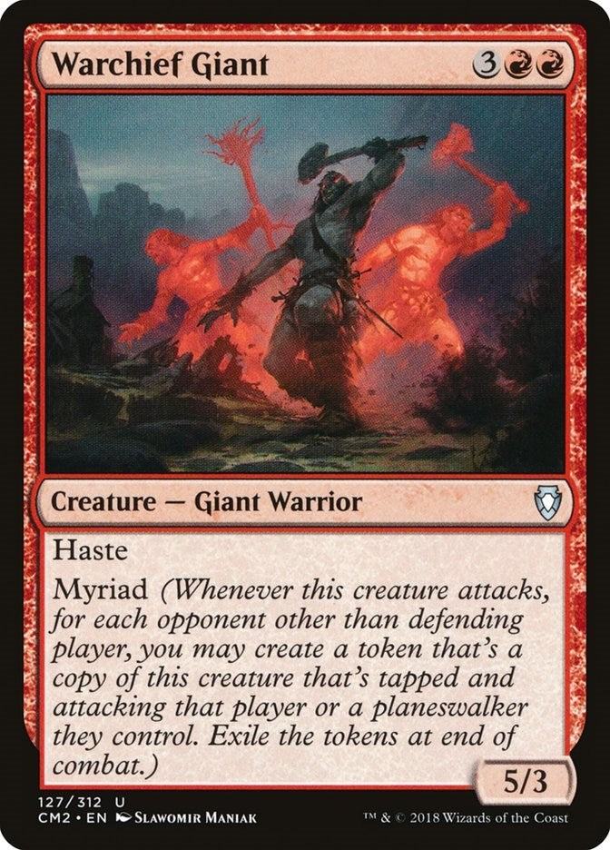 Image for Warchief Giant (127) [Commander Anthology Volume II]