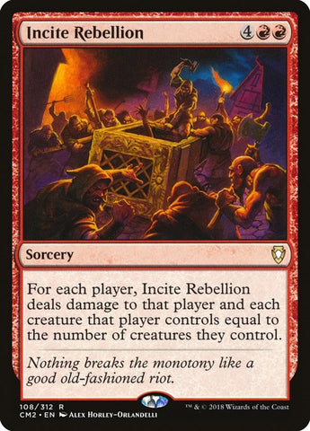 Image for Incite Rebellion (108) [Commander Anthology Volume II]