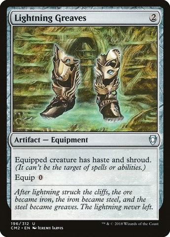 Image for Lightning Greaves (196) [Commander Anthology Volume II]