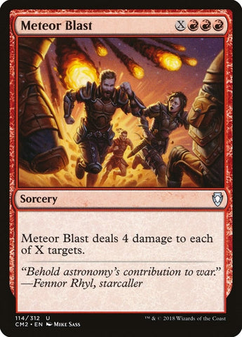 Image for Meteor Blast (114) [Commander Anthology Volume II]