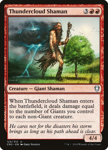 Image for Thundercloud Shaman (123) [Commander Anthology Volume II]