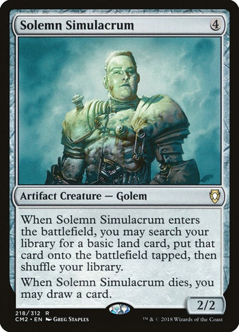 Image for Solemn Simulacrum (218) (218) [Commander Anthology Volume II]