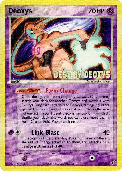 Deoxys (Normal Forme) - 16/107 (Movie Promo) (016/107) (Miscellaneous Cards & Products)