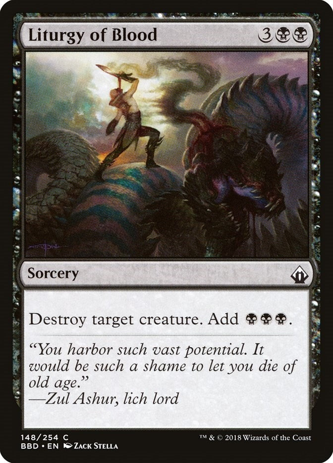 Image for Liturgy of Blood (148) [Battlebond]