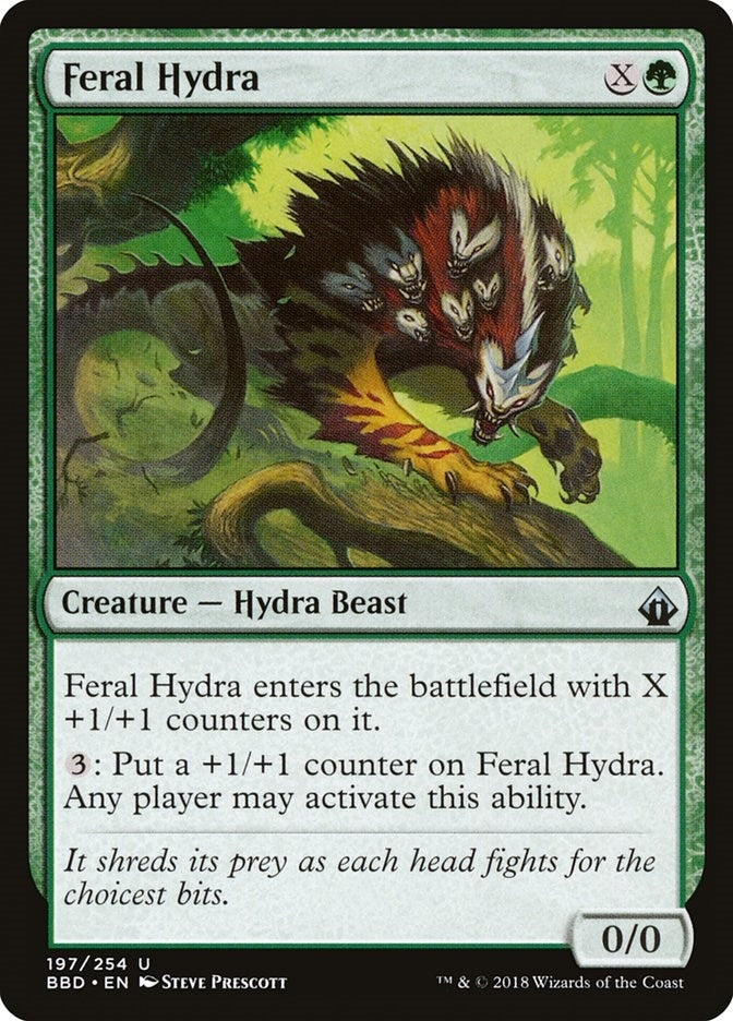 Image for Feral Hydra (197) [Battlebond]