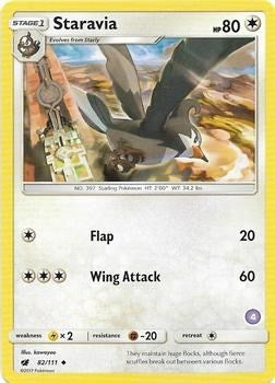 Image for Staravia (4) (82/111) - Pokemon