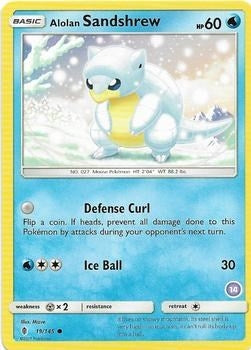 Image for Alolan Sandshrew (14) (19/145) - Pokemon