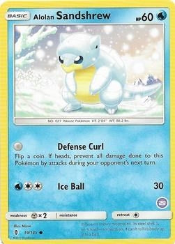 Image for Alolan Sandshrew (29) (19/145) - Pokemon