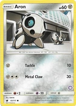 Image for Aron (18) (65/111) - Pokemon