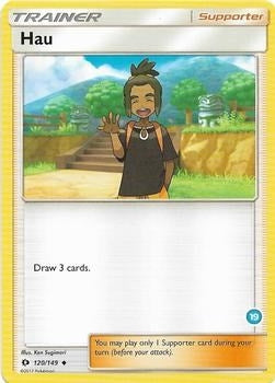 Image for Hau (19) (Alolan Ninetales Half-Deck) (120/149) - Pokemon