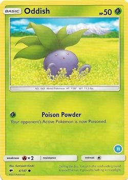 Image for Oddish (11) (4/147) - Pokemon