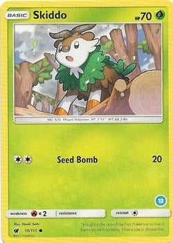 Image for Skiddo (13) (10/111) - Pokemon