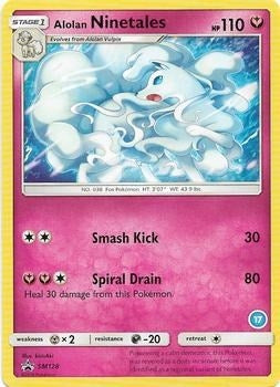 Image for Alolan Ninetales (17) (SM128) - Pokemon