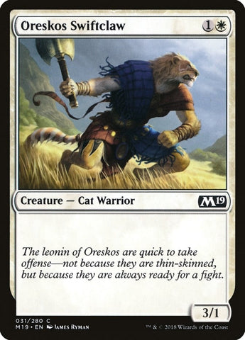 Image for Oreskos Swiftclaw (31) [Core Set 2019]