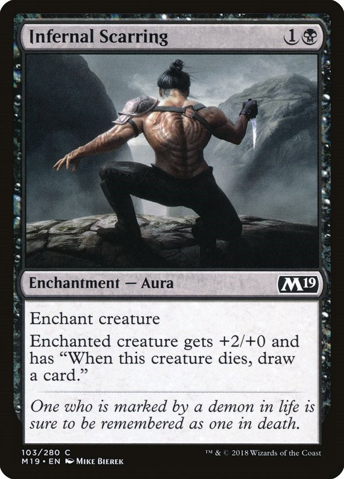 Image for Infernal Scarring (103) [Core Set 2019]