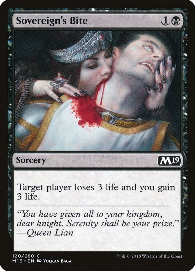 Image for Sovereign's Bite (120) [Core Set 2019]