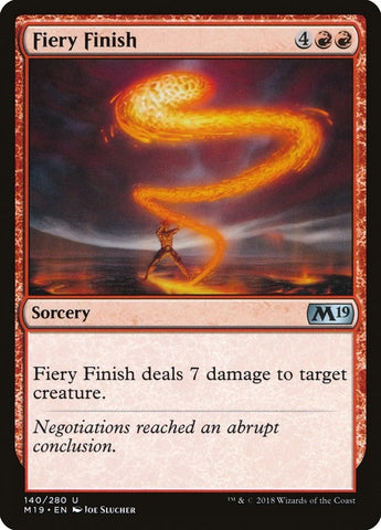Image for Fiery Finish (140) [Core Set 2019]