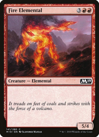 Image for Fire Elemental (141) [Core Set 2019]