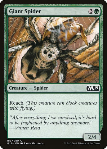 Image for Giant Spider (183) [Core Set 2019]